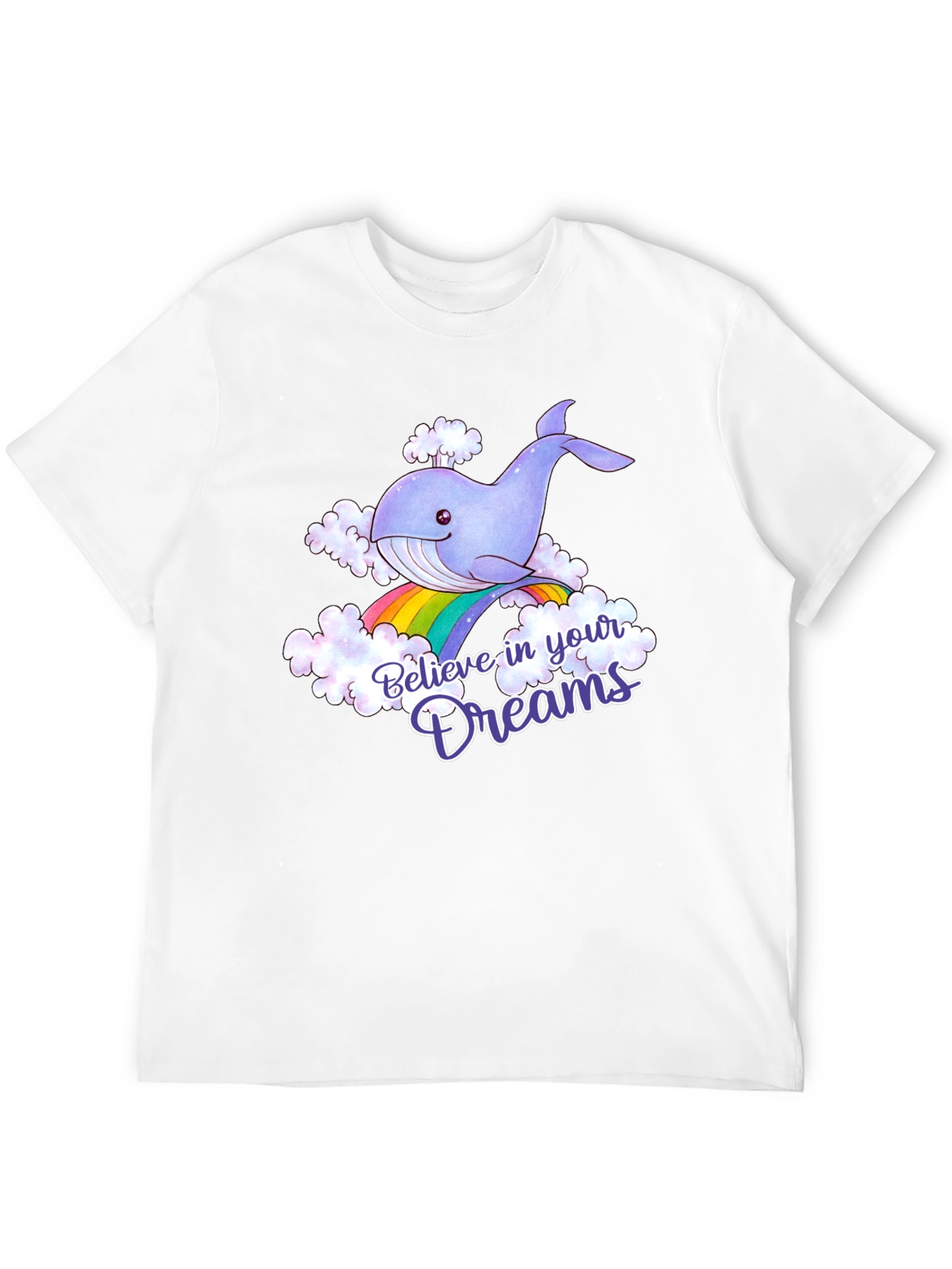 Believe in Your Dreams Whale Graphic Tee