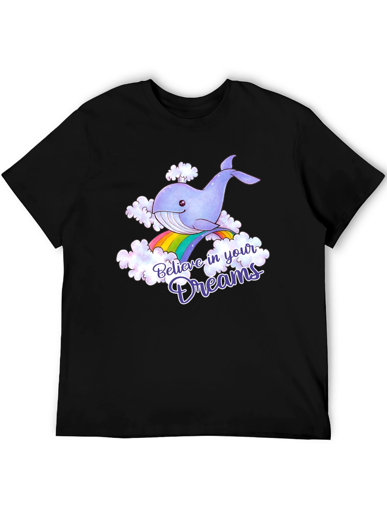 Believe in Your Dreams Whale Graphic Tee