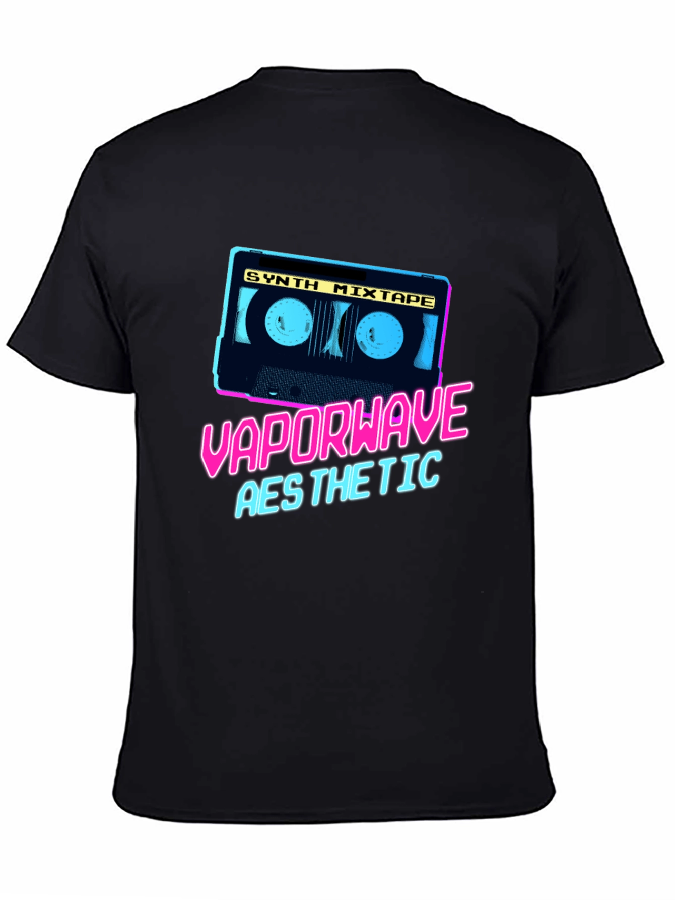 Vaporwave Aesthetic Synth Mixtape Graphic Tee
