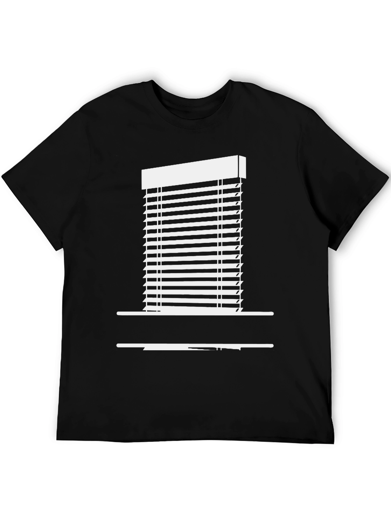 Novelty Window Blind Graphic T-Shirt