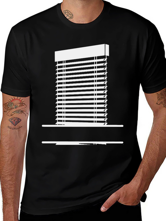 Novelty Window Blind Graphic T-Shirt
