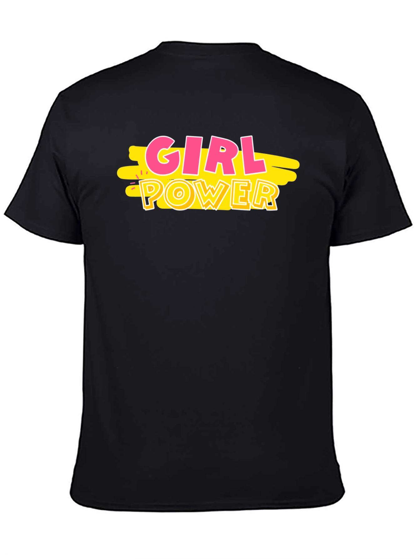 Girl Power Graphic Tee - Black T-Shirt