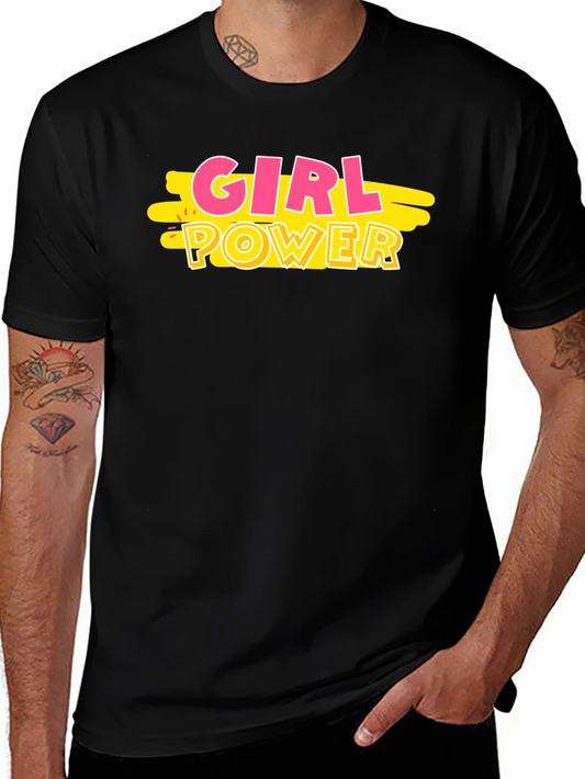 Girl Power Graphic Tee - Black T-Shirt