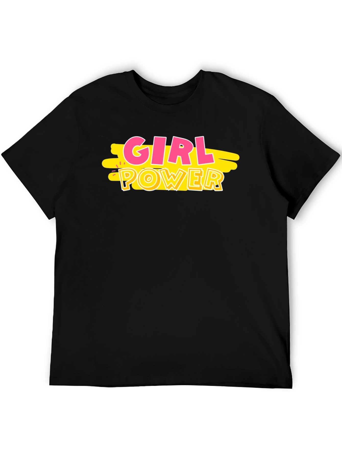 Girl Power Graphic Tee - Black T-Shirt