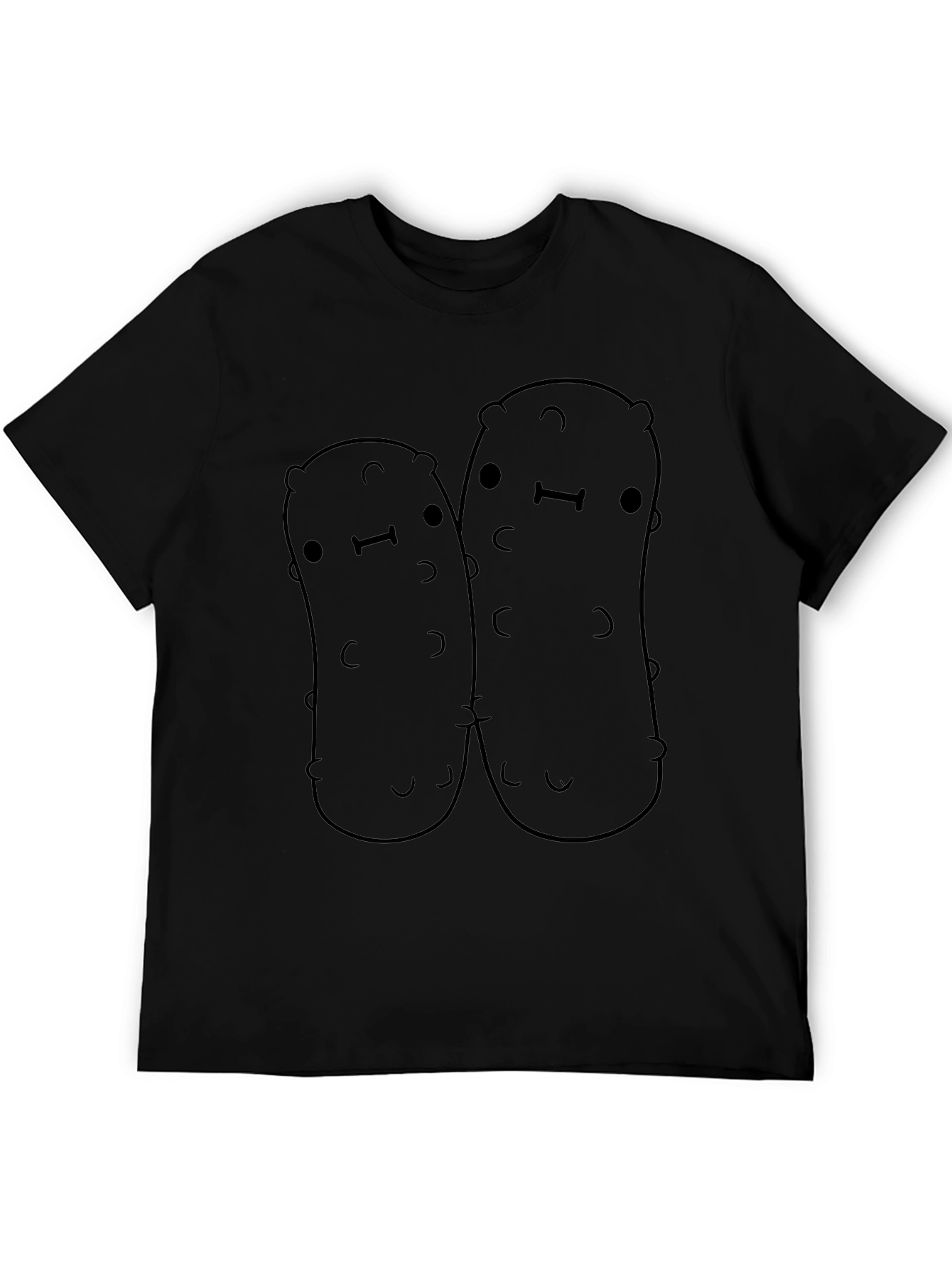 Cute Pickle Pals Black T-Shirt