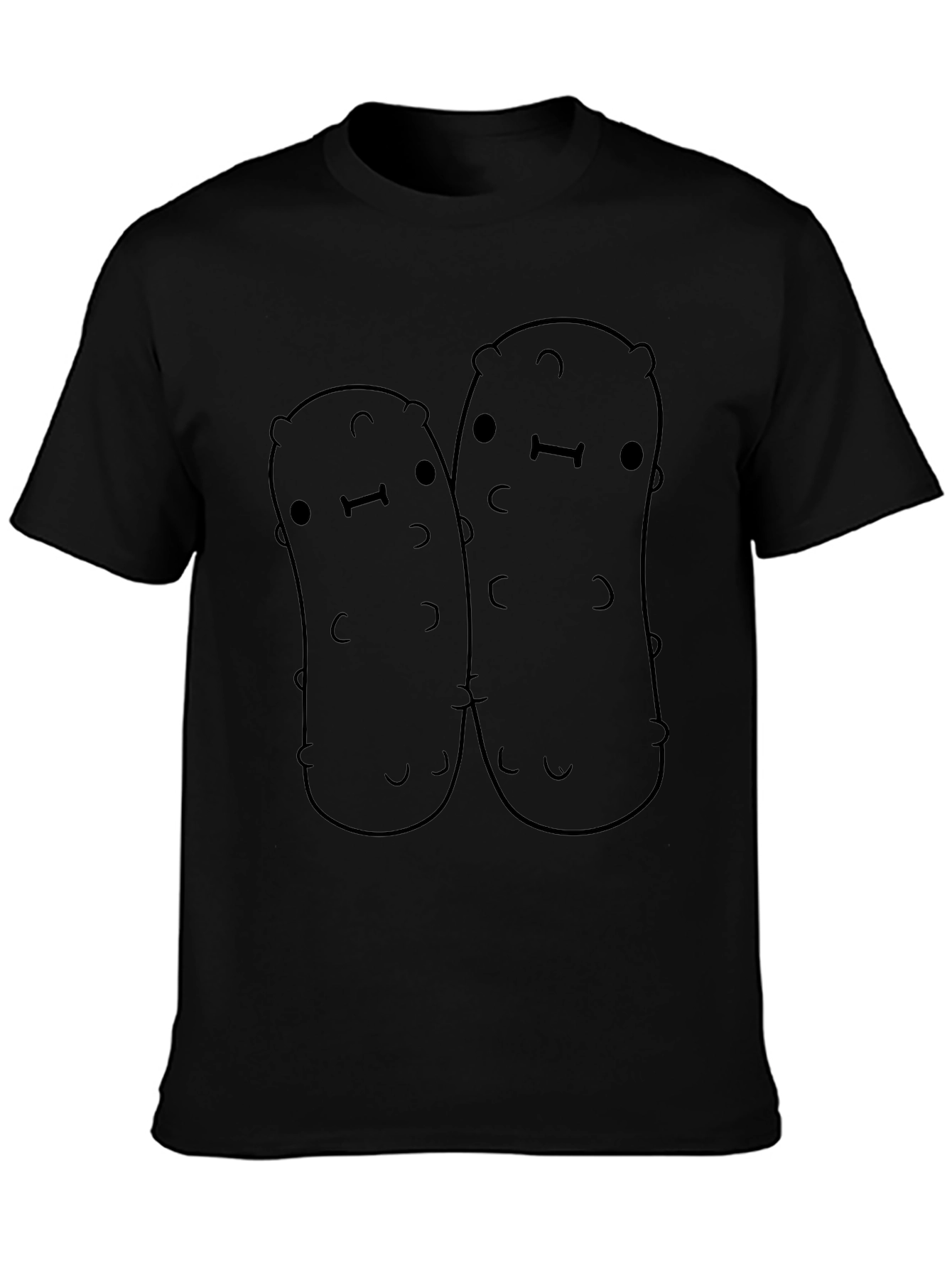 Cute Pickle Pals Black T-Shirt