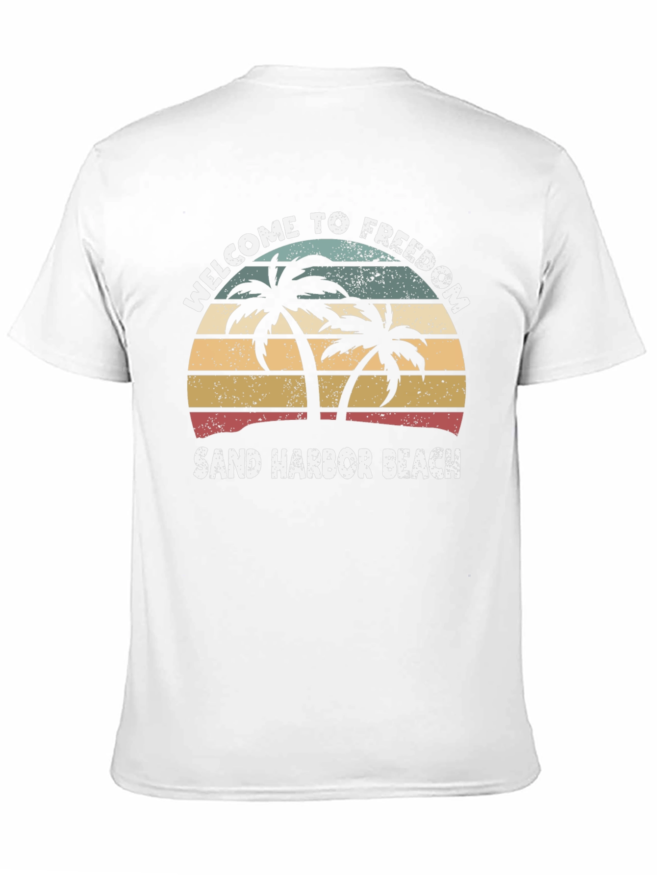 Sand Harbor Beach Graphic Tee - Freedom Vibes