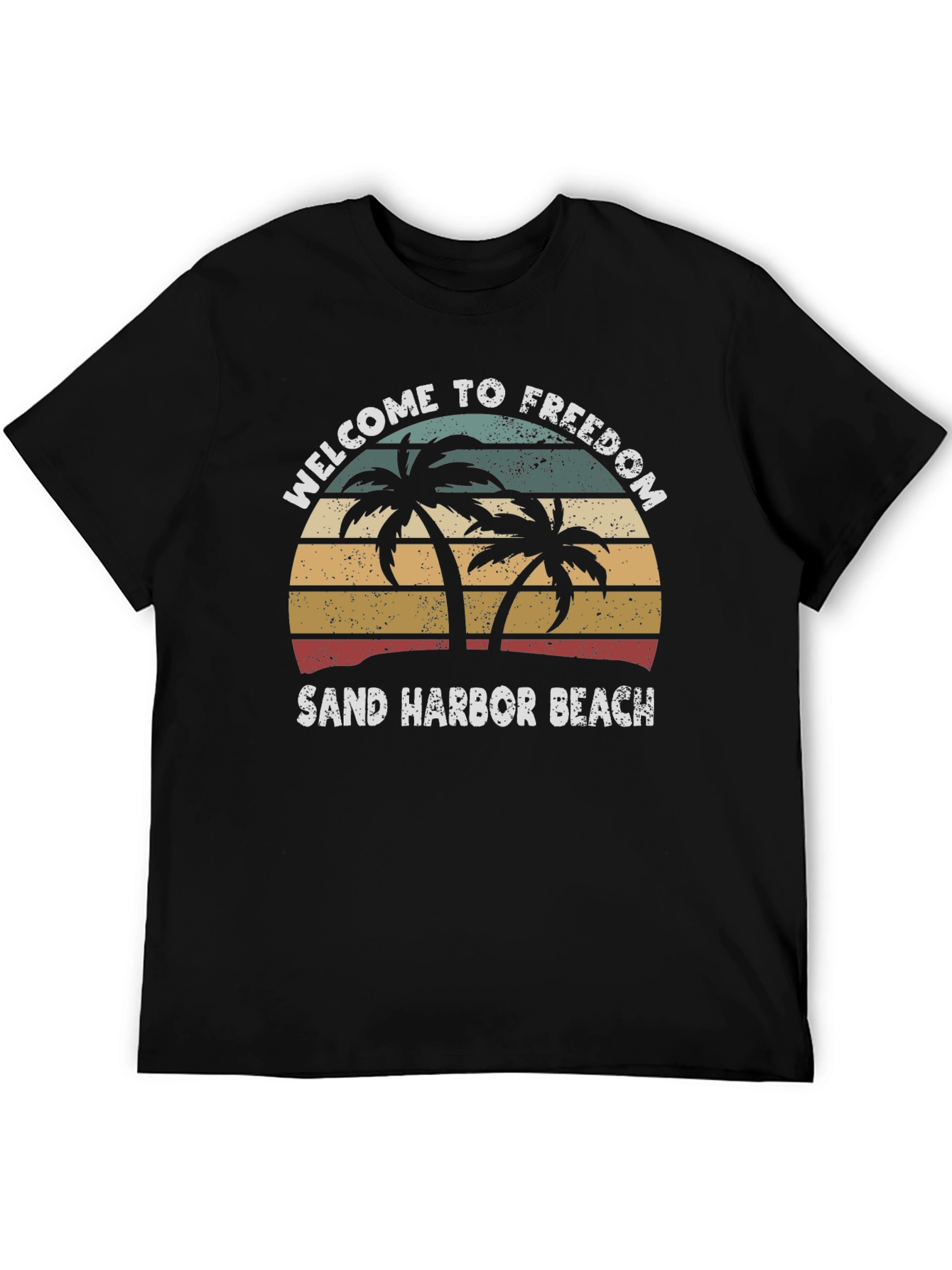 Sand Harbor Beach Graphic Tee - Freedom Vibes