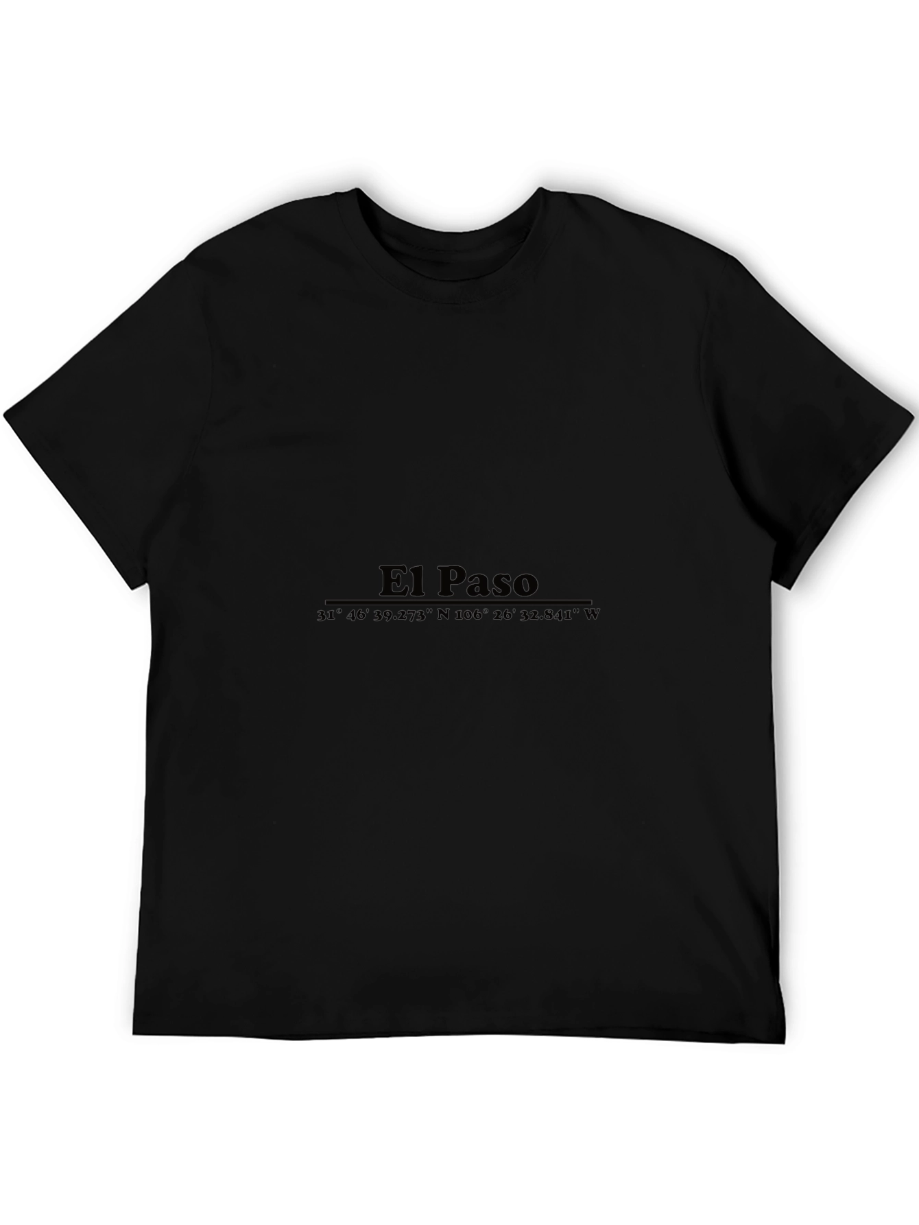 El Paso Coordinates Graphic T-Shirt
