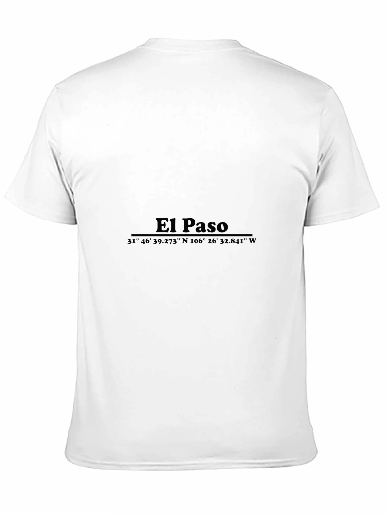El Paso Coordinates Graphic T-Shirt