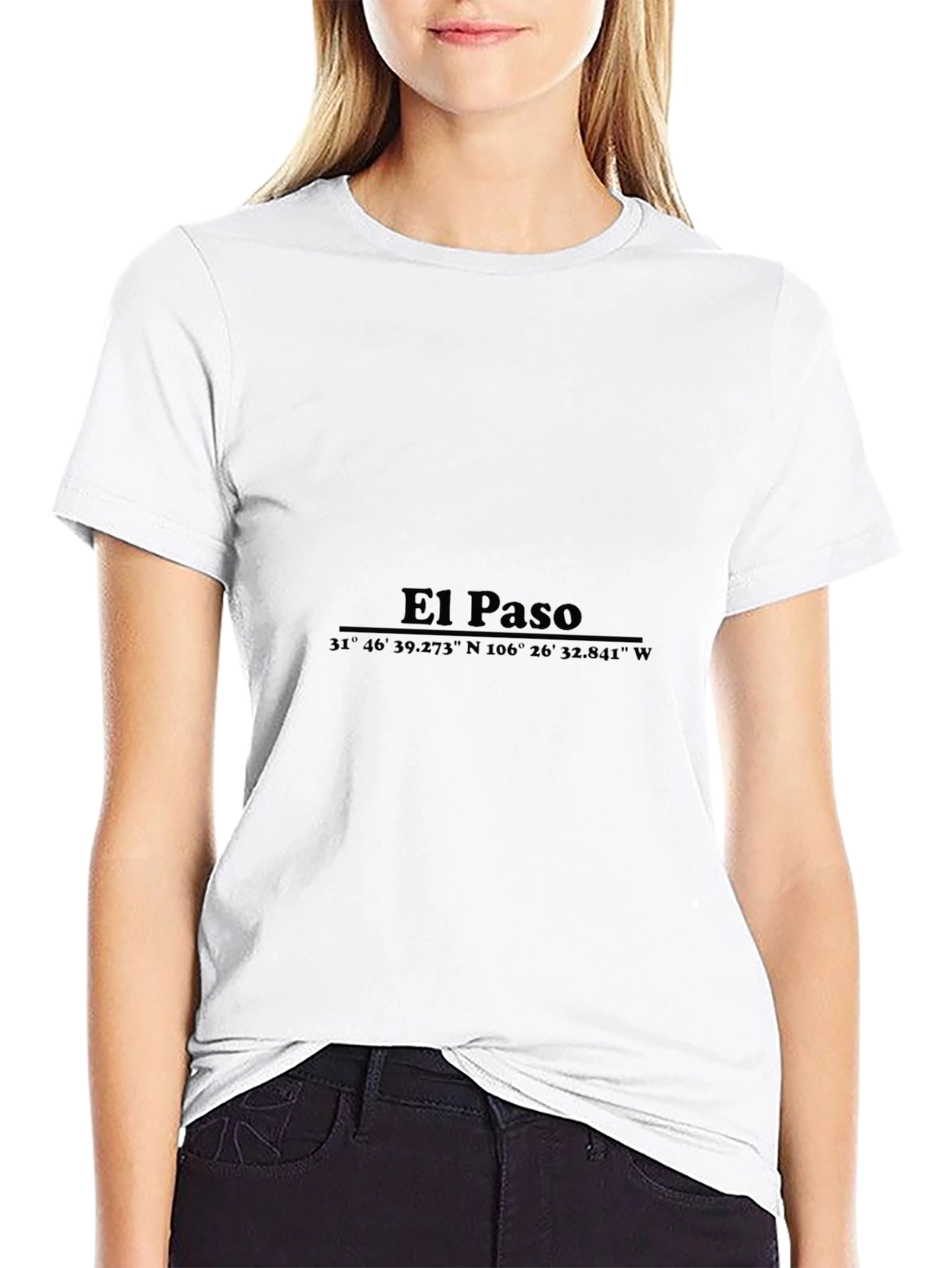 El Paso Coordinates Graphic T-Shirt
