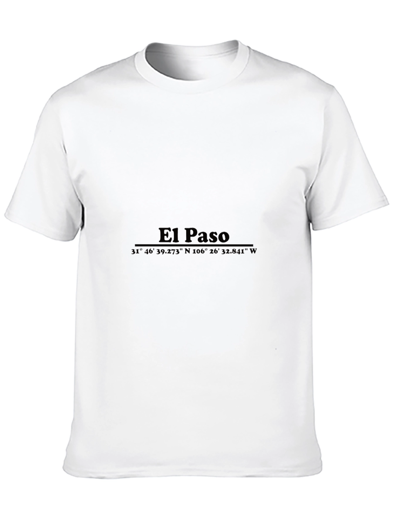 El Paso Coordinates Graphic T-Shirt