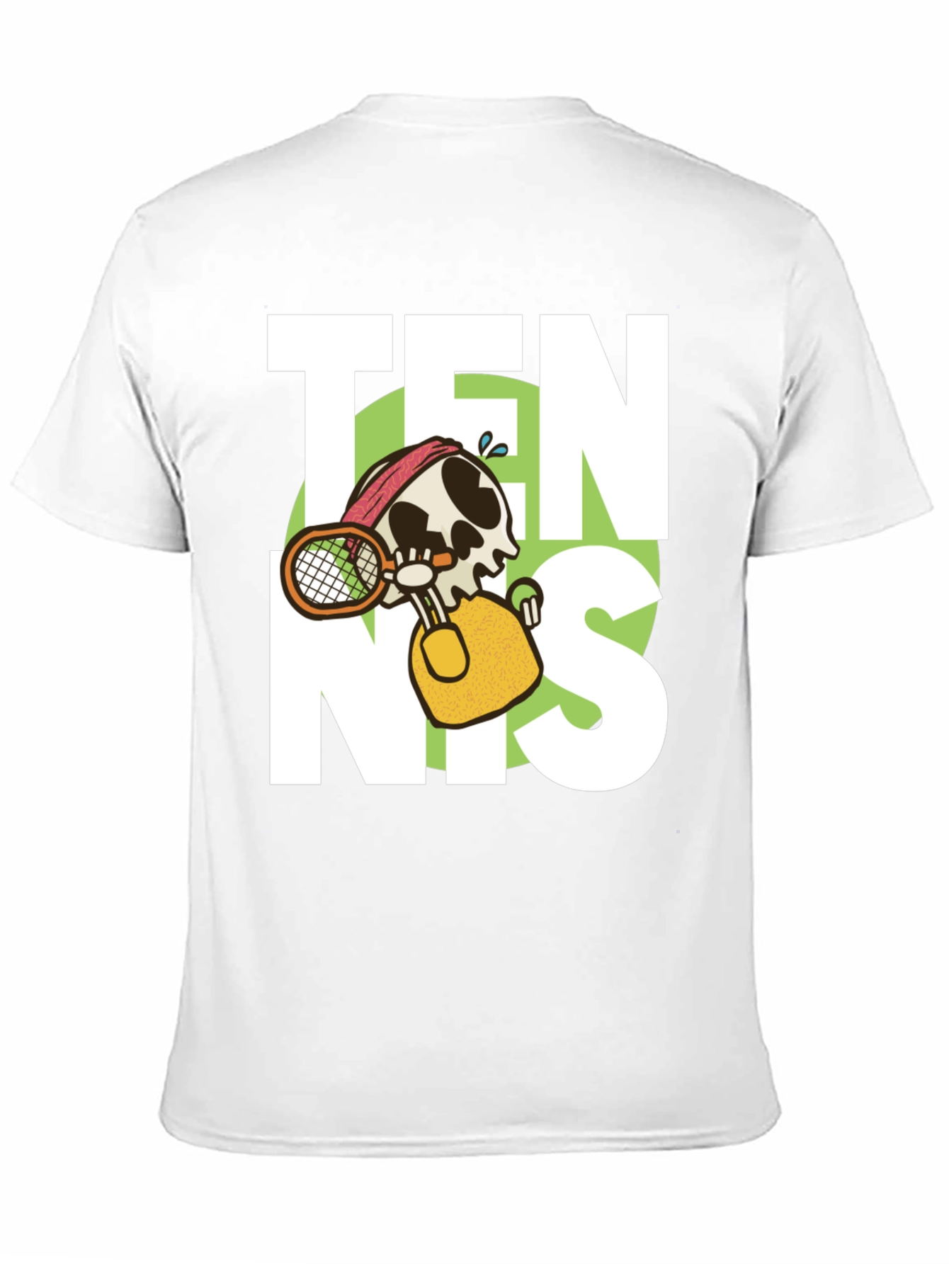 Tennis Skeleton Graphic T-Shirt