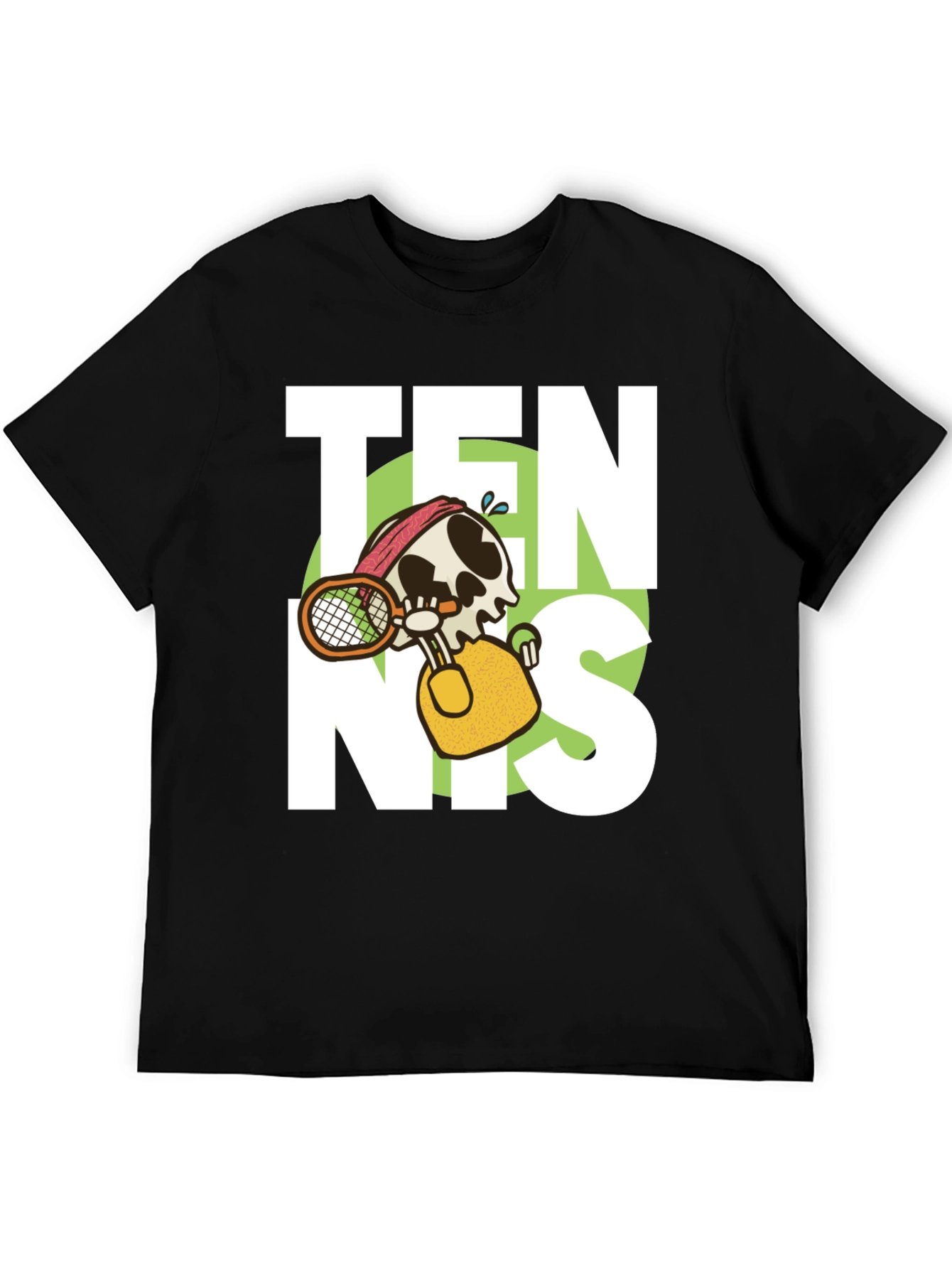 Tennis Skeleton Graphic T-Shirt