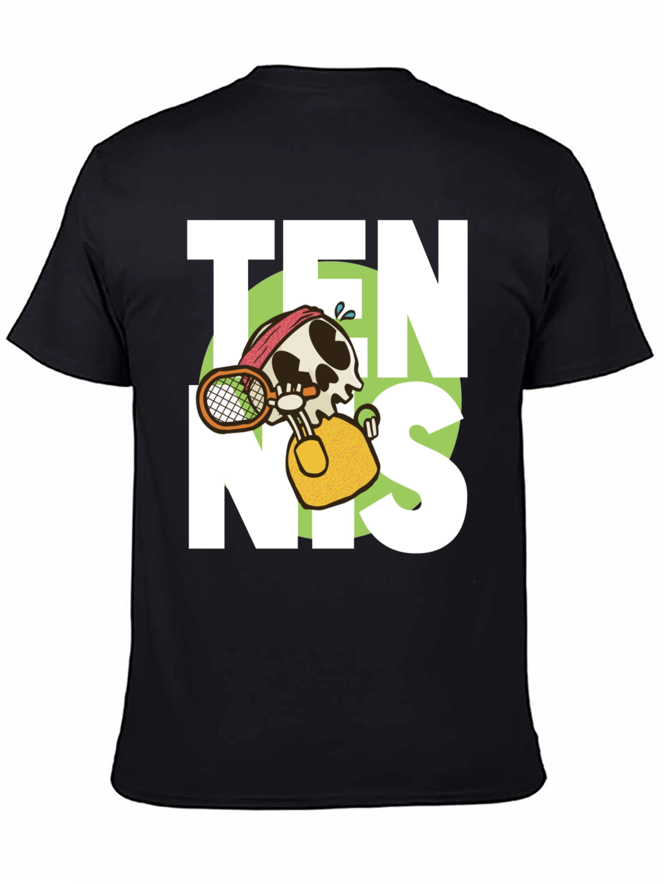 Tennis Skeleton Graphic T-Shirt