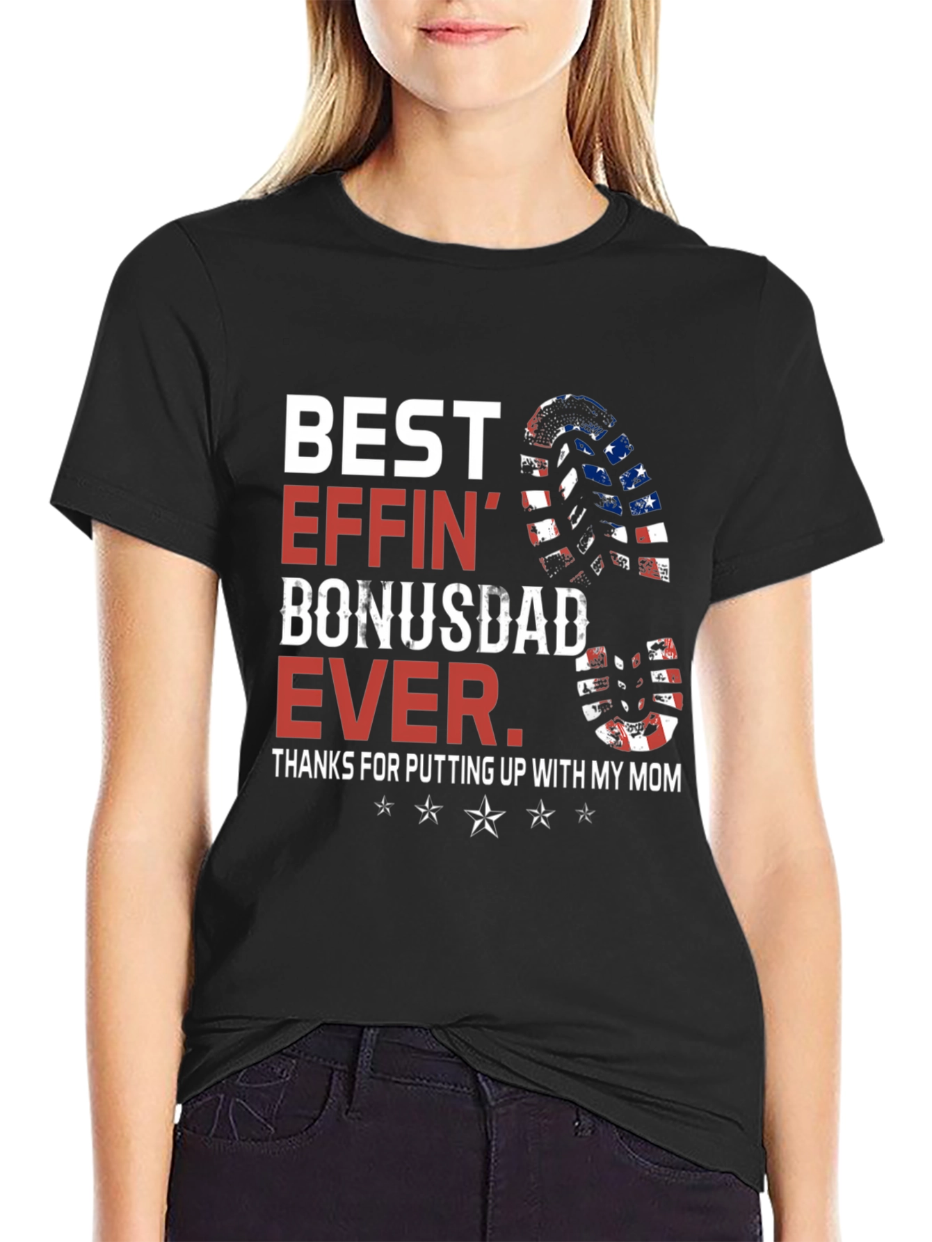 Best Effin Bonus Dad Ever Graphic Tee