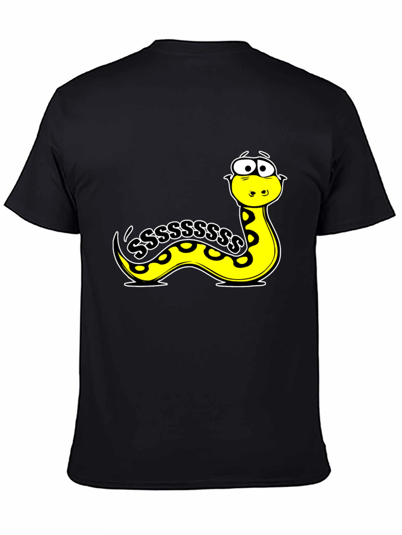 Cartoon Snake S T-Shirt - Fun Graphic Tee