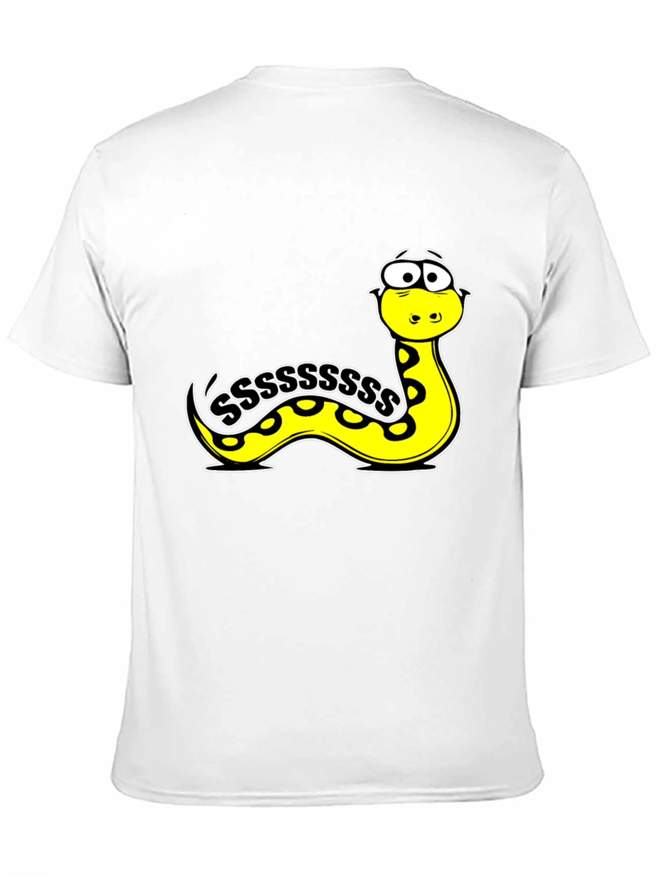 Cartoon Snake S T-Shirt - Fun Graphic Tee