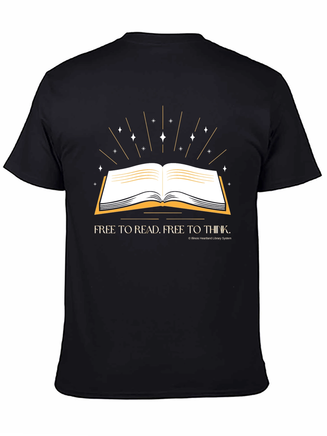 Read & Think T-Shirt - Black Graphic Tee