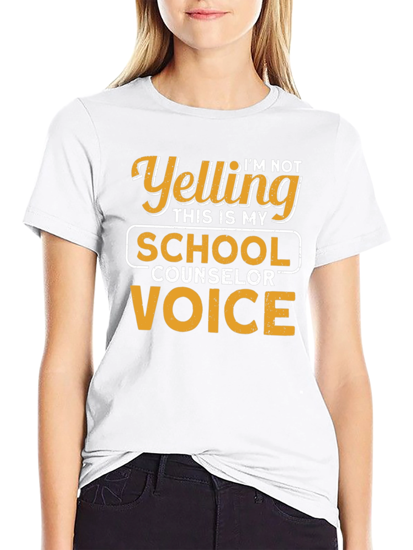 Im Not Yelling School Counselor T-Shirt