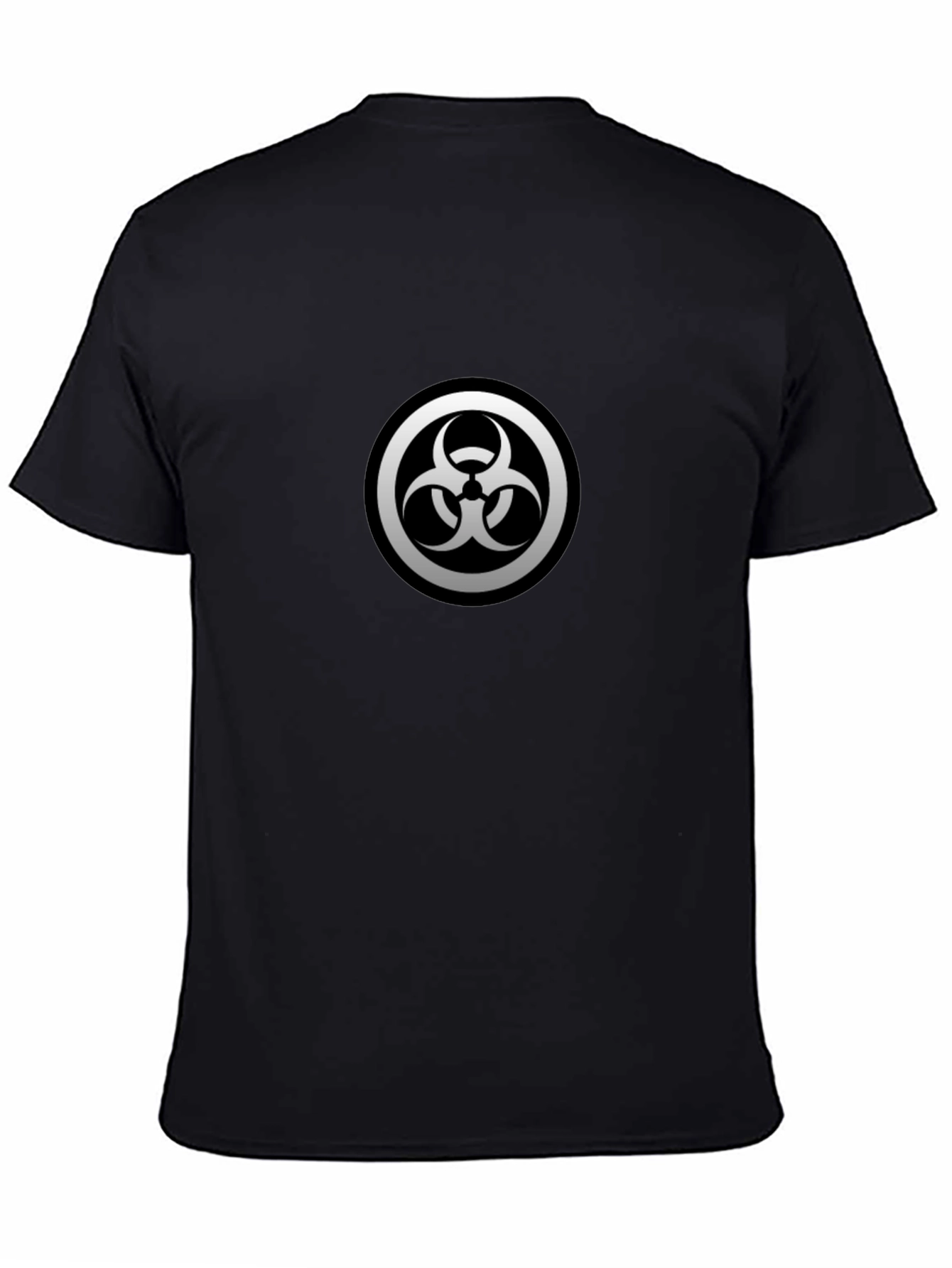 Biohazard Symbol Graphic Black T-Shirt