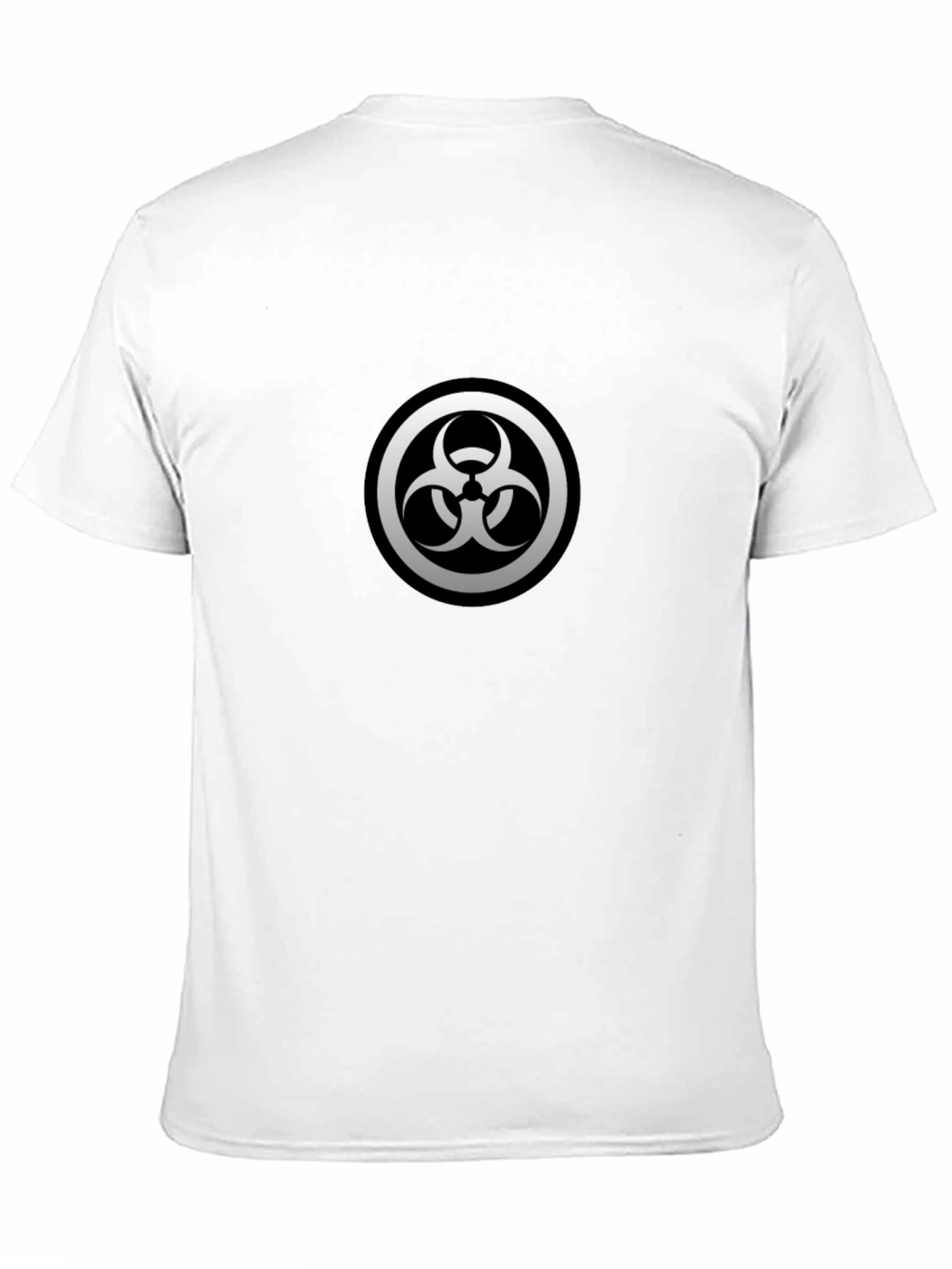 Biohazard Symbol Graphic Black T-Shirt
