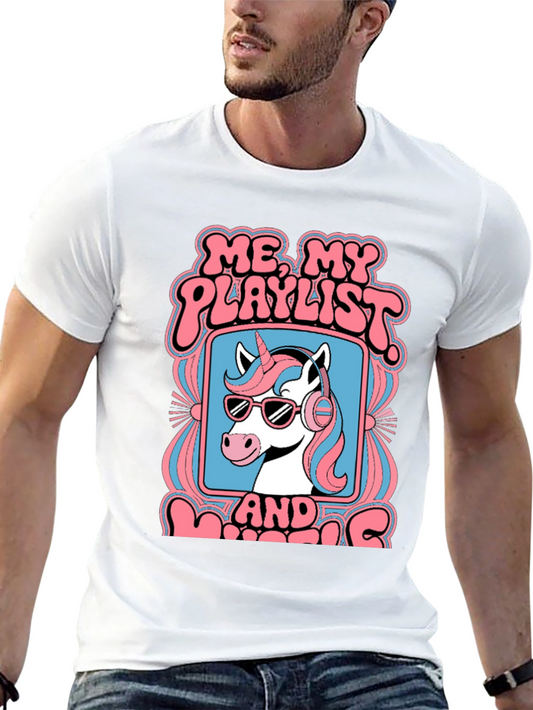 Unicorn Playlist Graphic Tee