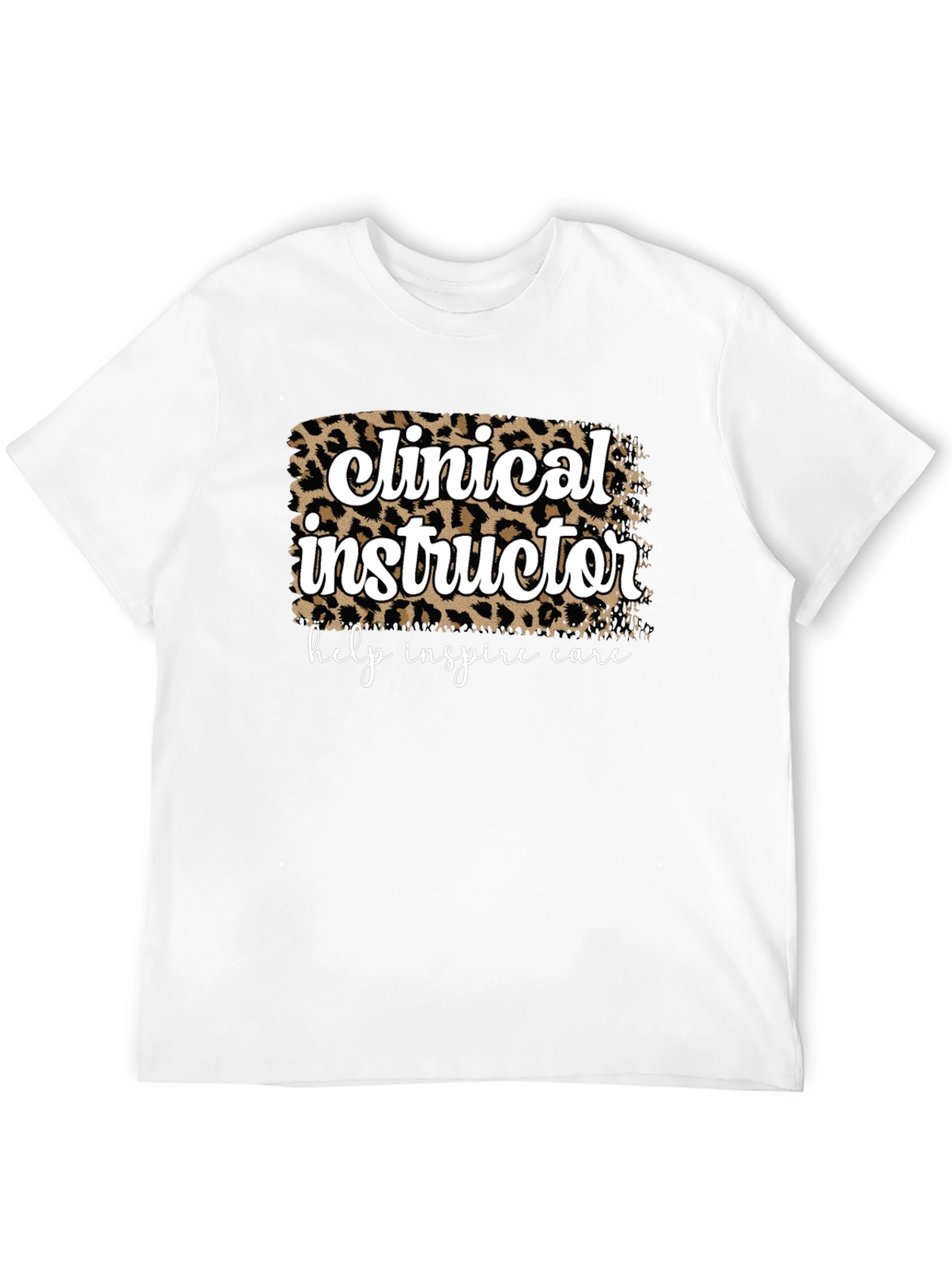 Clinical Instructor Leopard Print T-Shirt