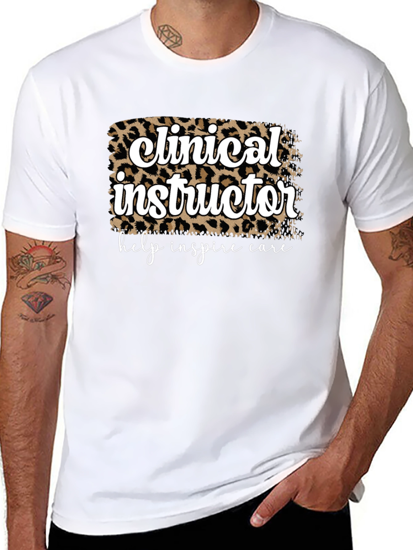 Clinical Instructor Leopard Print T-Shirt