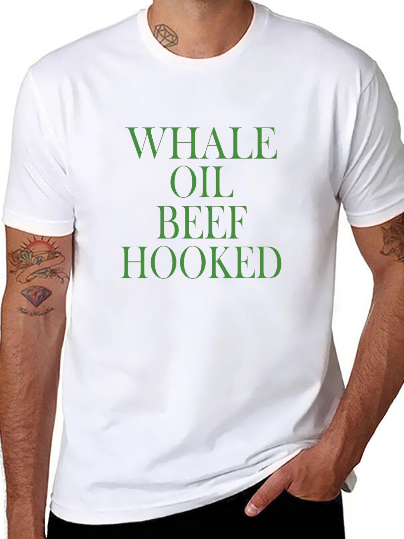 Whale Oil Beef Hooked Graphic Tee