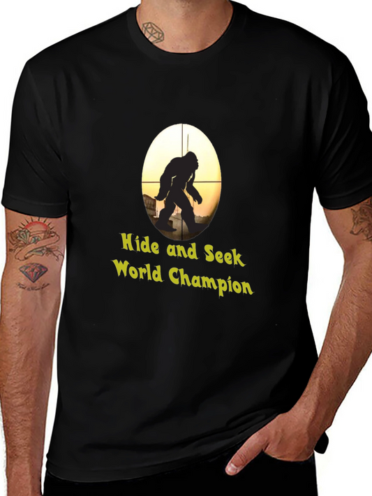 Hide & Seek World Champion Bigfoot Graphic T-Shirt