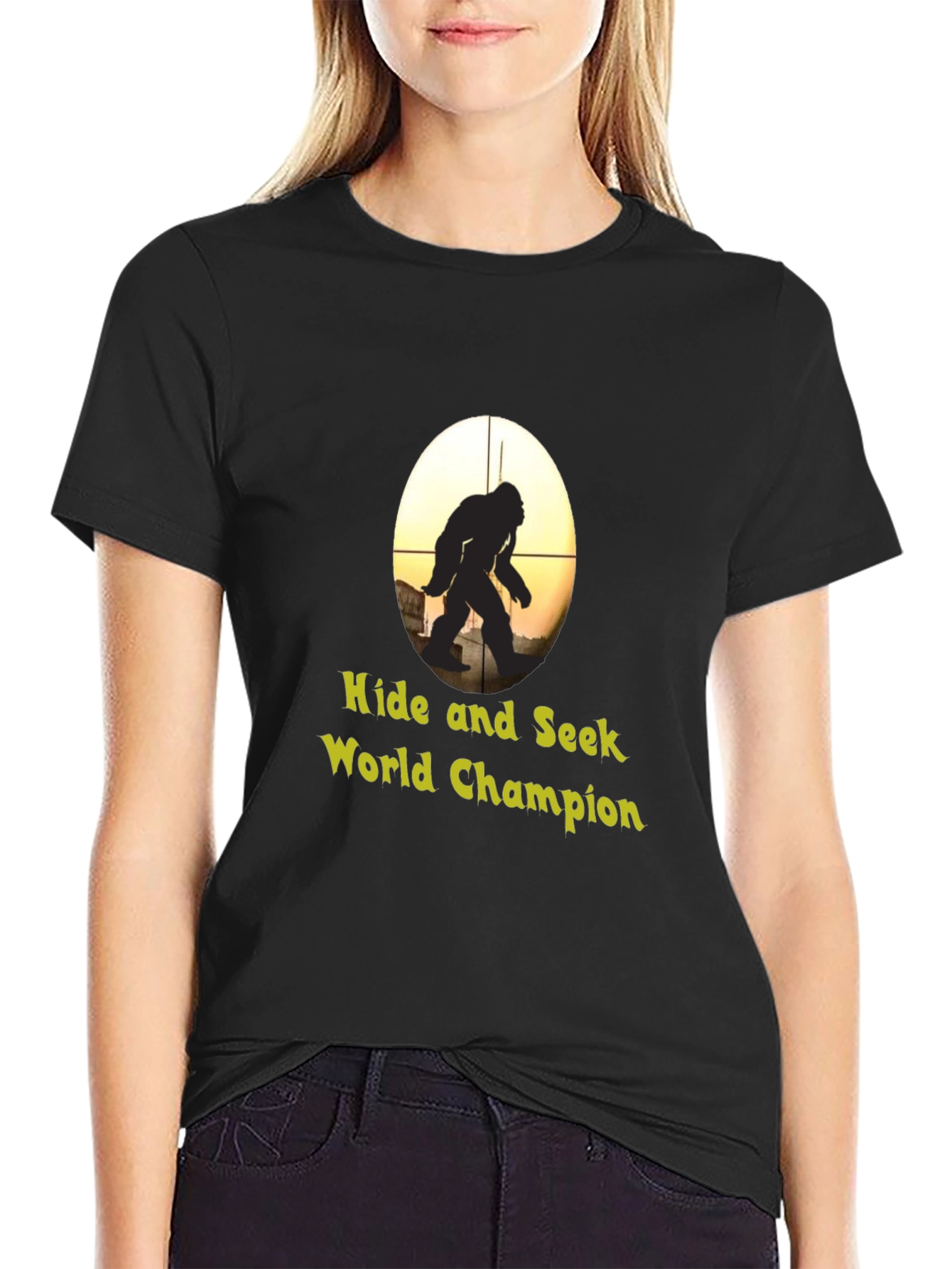 Hide & Seek World Champion Bigfoot Graphic T-Shirt