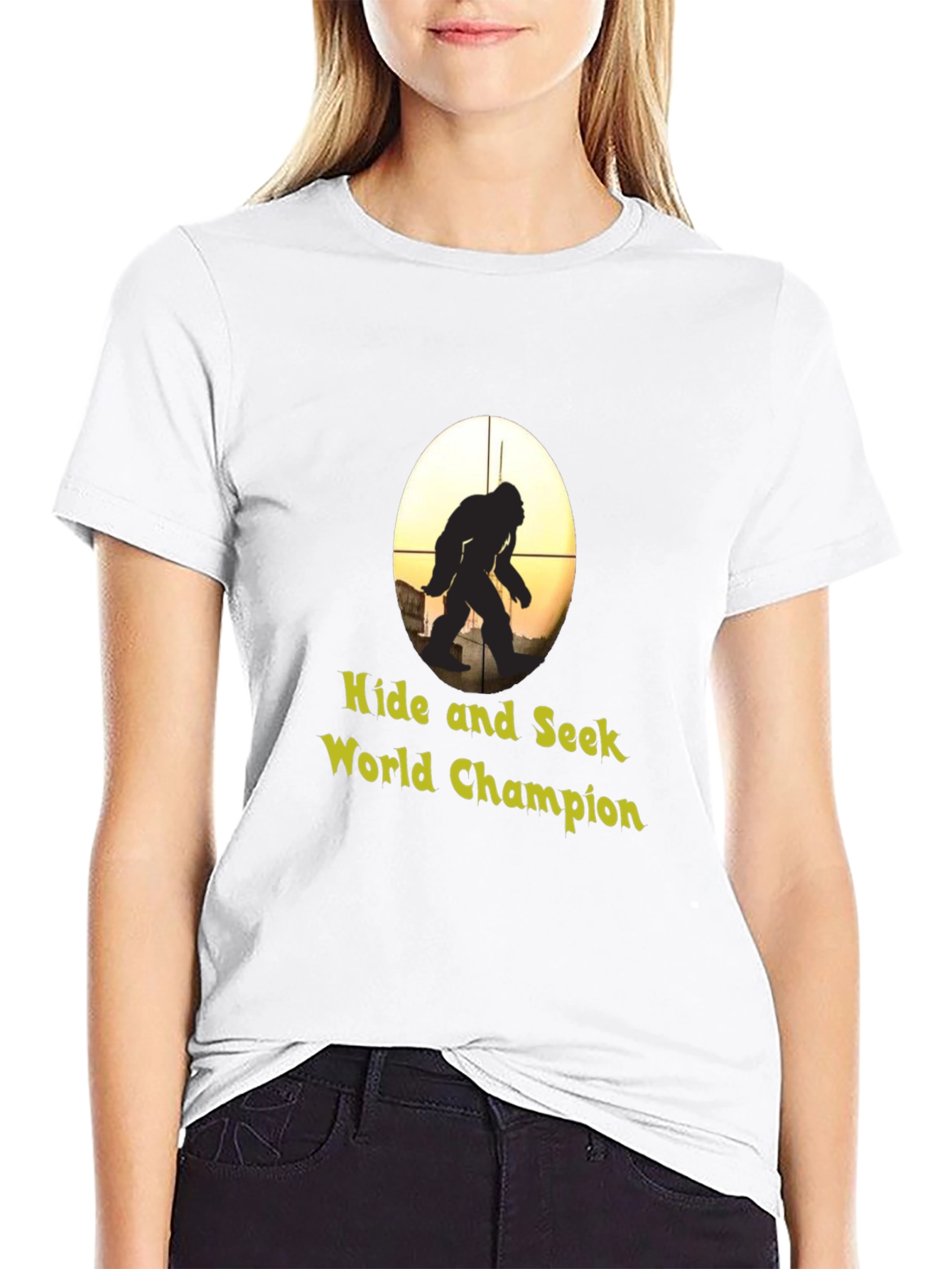 Hide & Seek World Champion Bigfoot Graphic T-Shirt