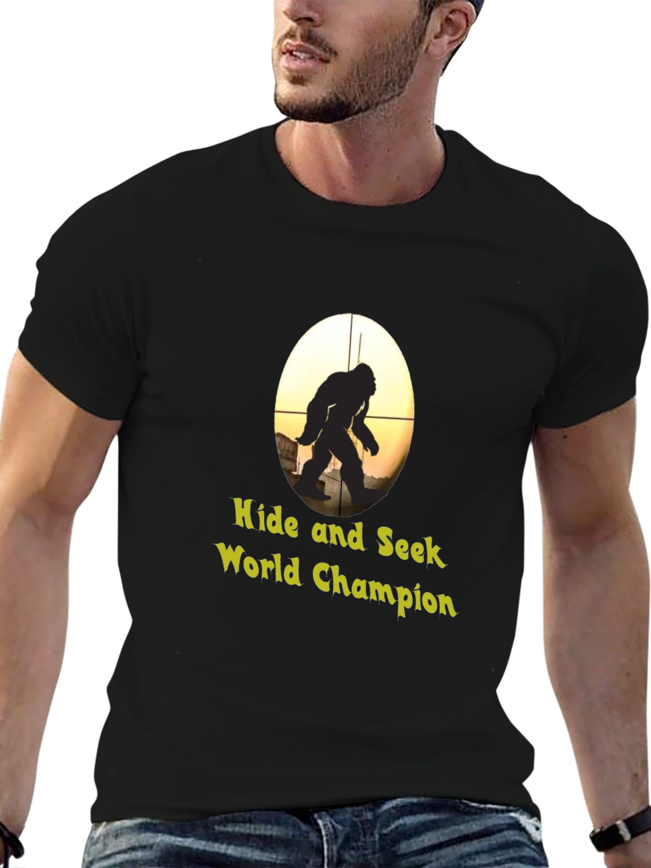Hide & Seek World Champion Bigfoot Graphic T-Shirt
