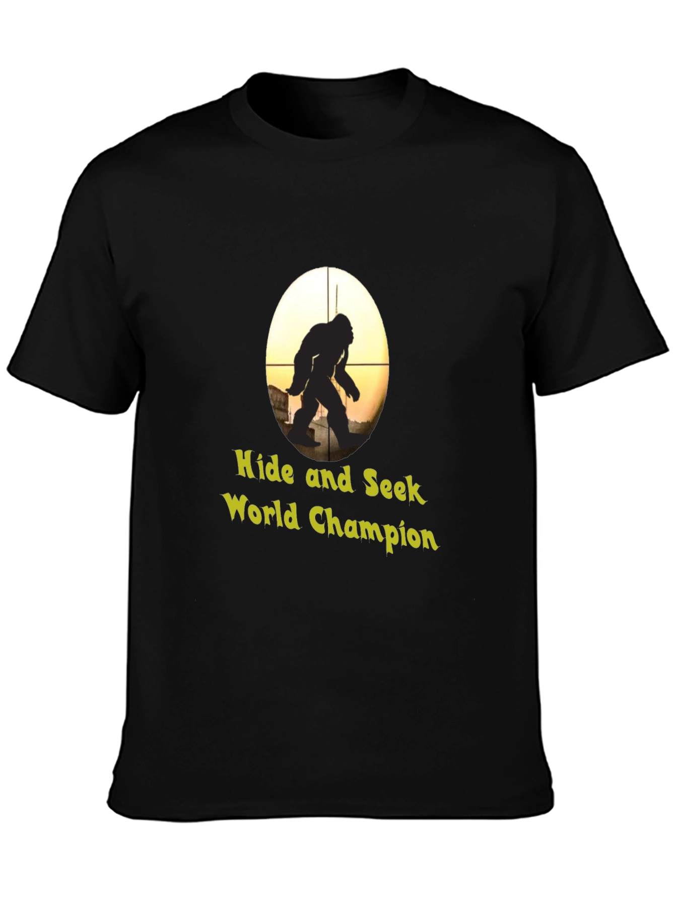Hide & Seek World Champion Bigfoot Graphic T-Shirt