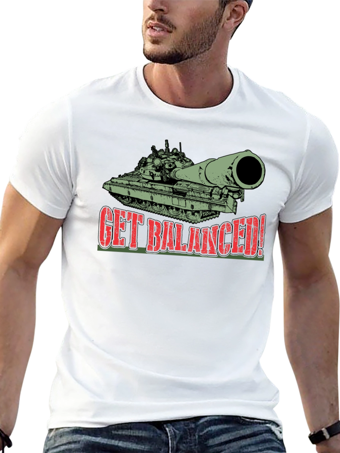 Get Balanced! Tank T-Shirt - Black