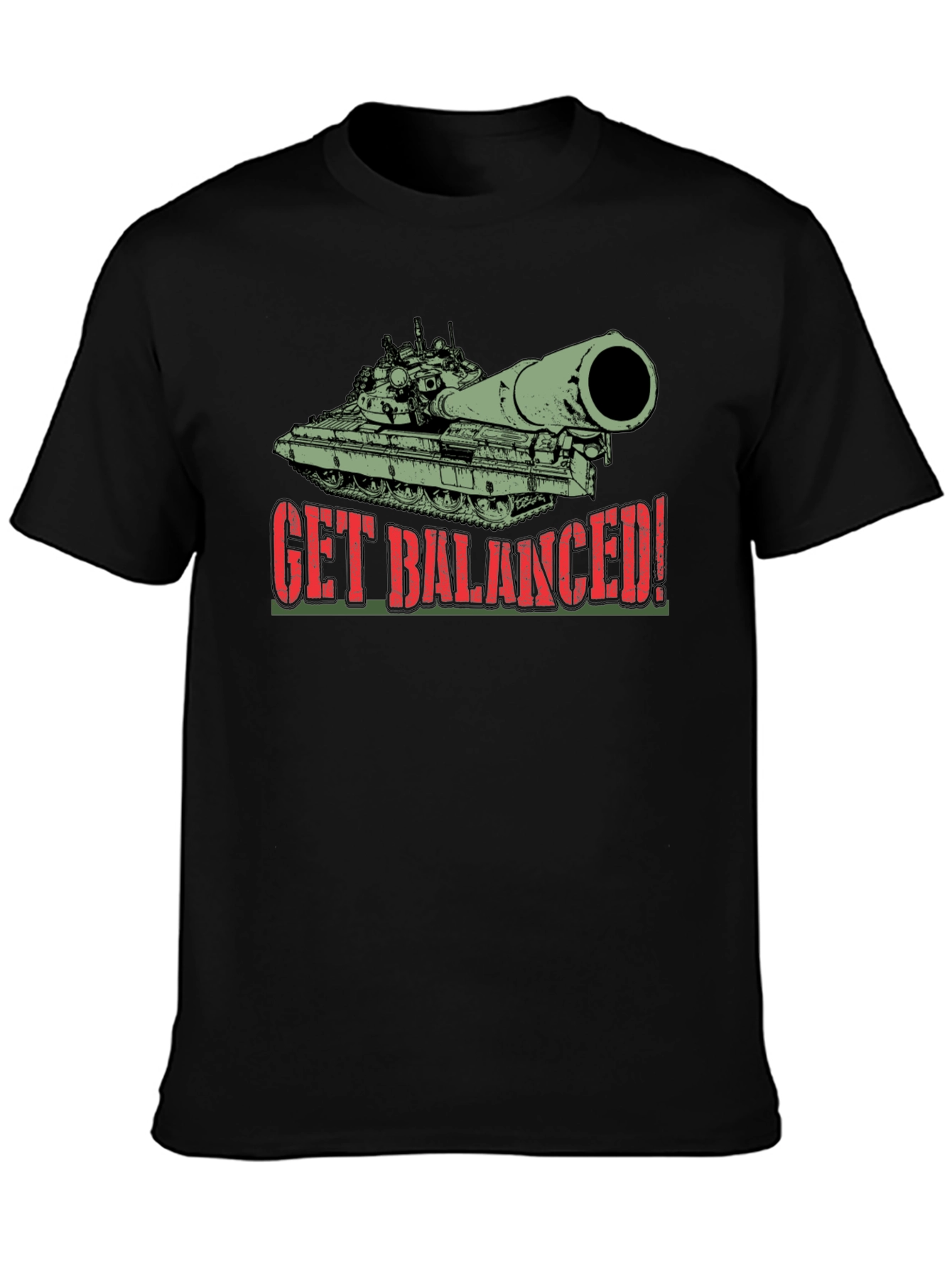 Get Balanced! Tank T-Shirt - Black