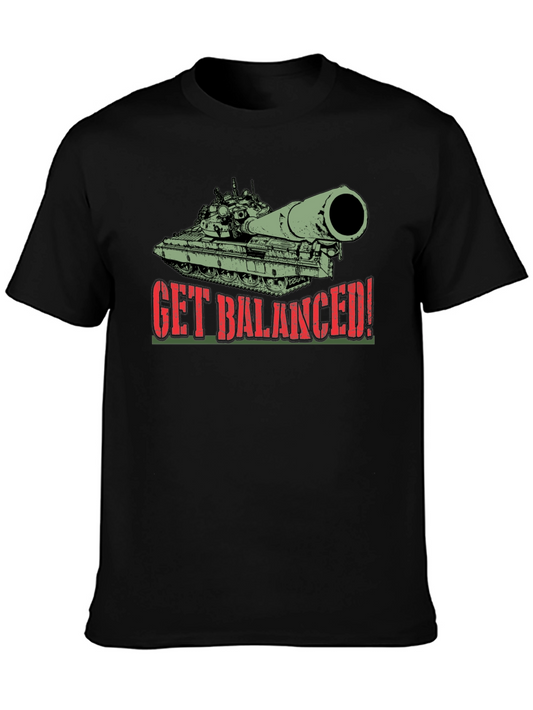 Get Balanced! Tank T-Shirt - Black