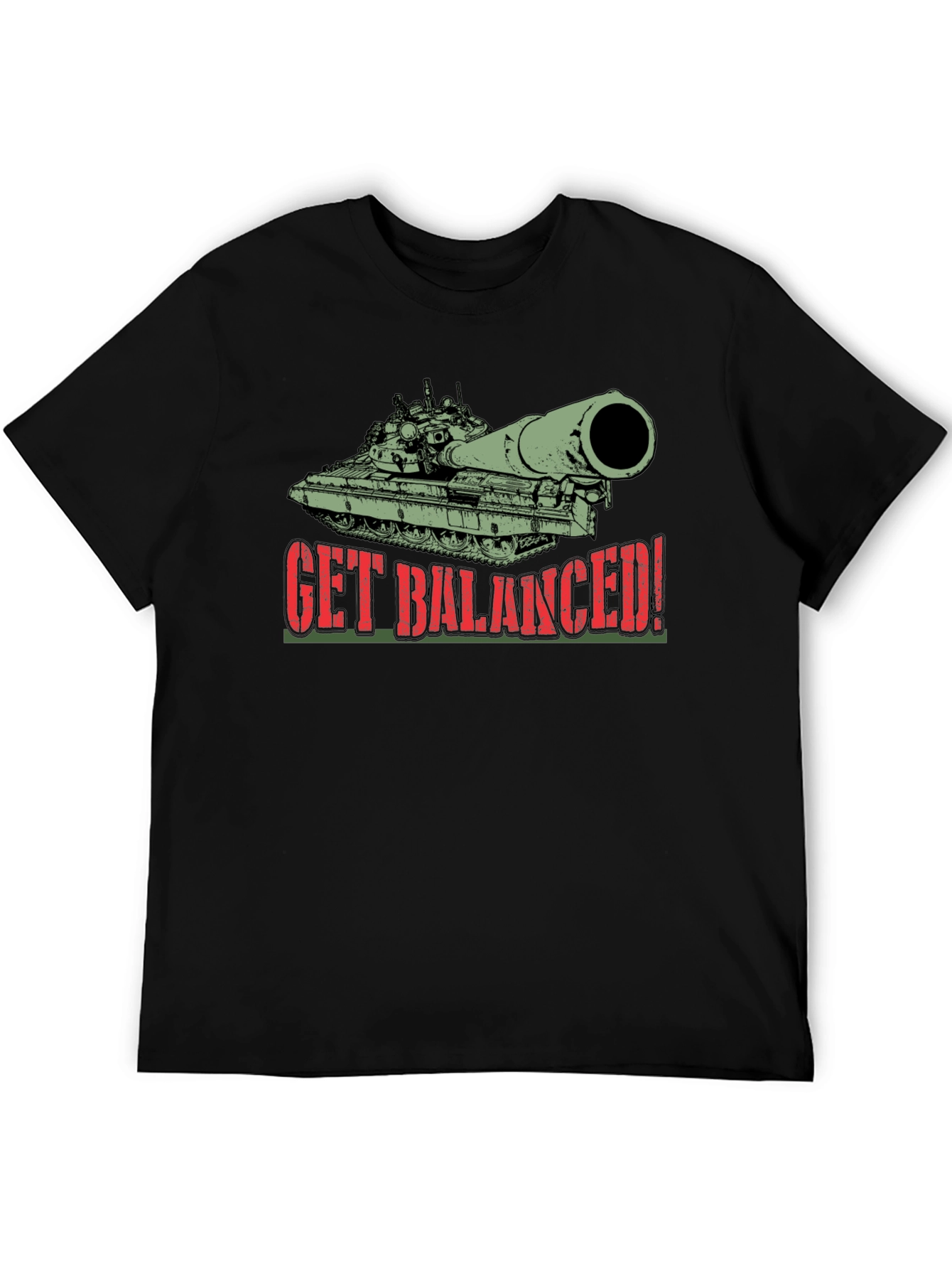 Get Balanced! Tank T-Shirt - Black